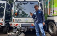 Kisah Seru Atep Menyapu Jalanan Kota Bandung dengan Truk Canggih