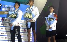 Kalahkan Kiromal Katibin, Aspar Jaelolo Juara Dunia Panjat Tebing 2022