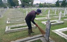 Cerita Irwansyah, Senang Bisa Merawat Makam Pahlawan di TMP Cikutra